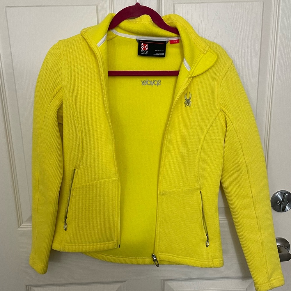 Yellow spyder jacket